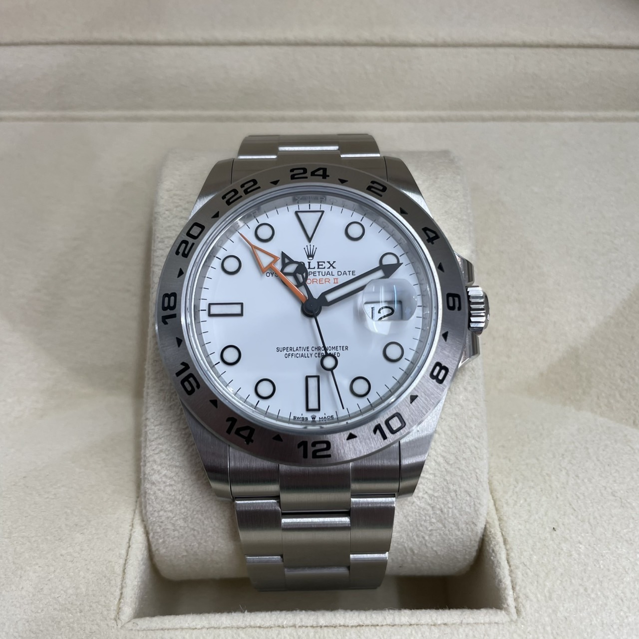 ロレックス エクスプローラーⅡ 226570 白文字盤の買取価格相場｜ブランド品の高価買取はエステメ