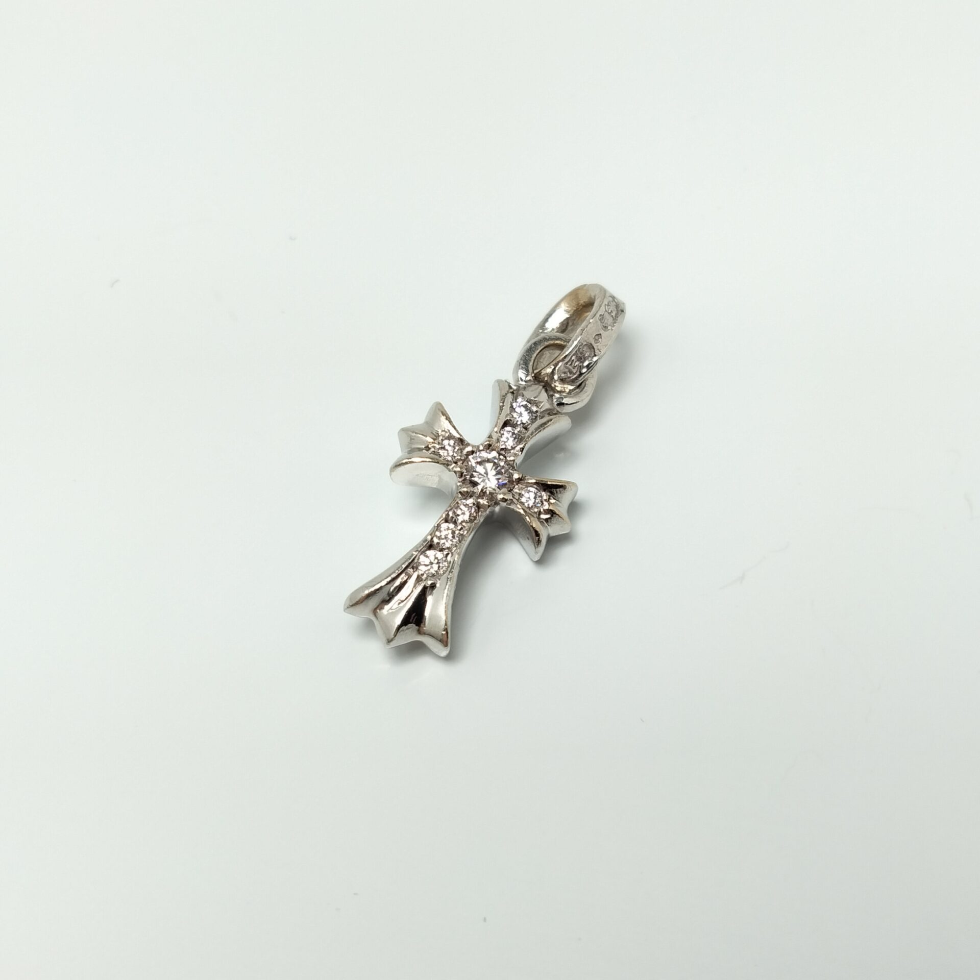 クロムハーツ 18K ベイビーファットPAVEダイヤ ホワイトゴールドの買取